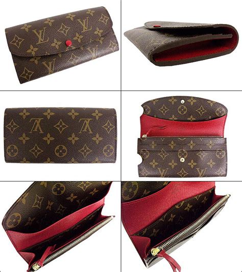 louis vuitton women's wallet red inside|louis vuitton bifold wallet.